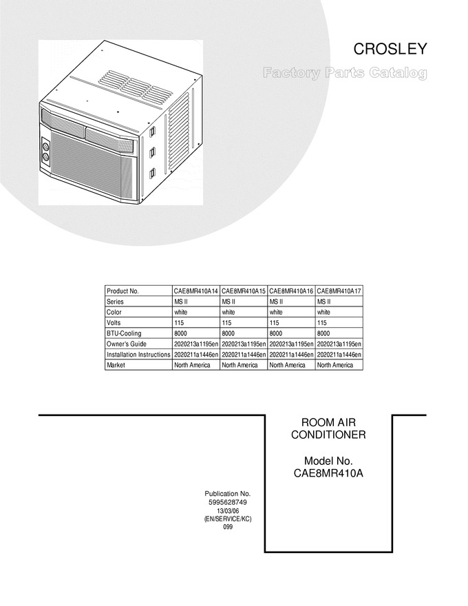 Diagram for CAE8MR410A17