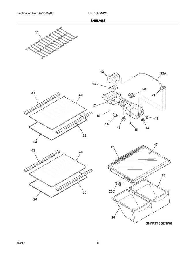 Diagram for FRT18G2NW4