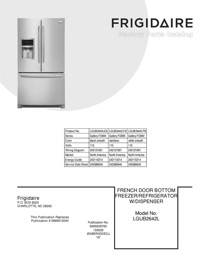 Diagram for LGUB2642LF8