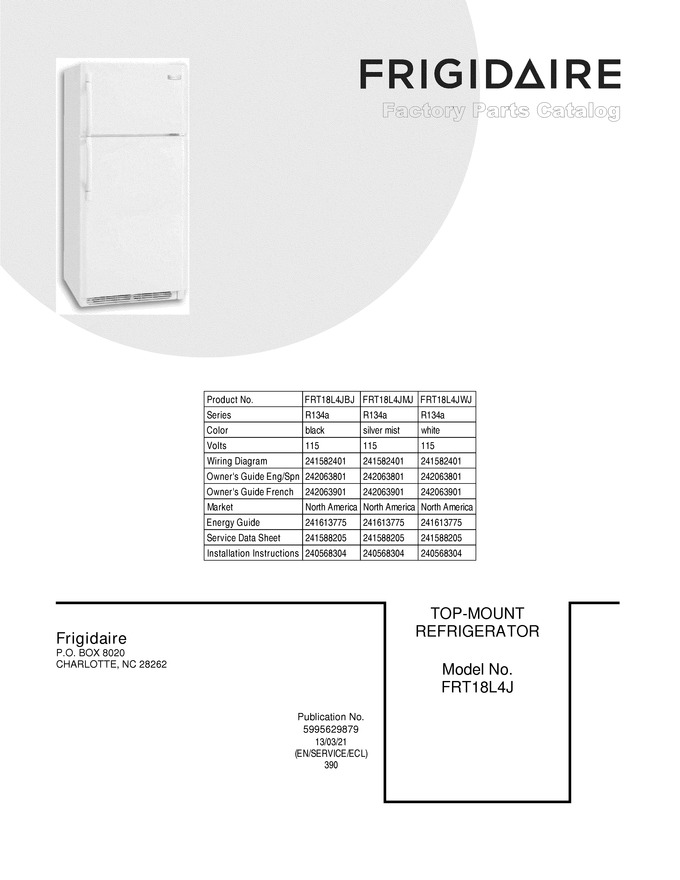 Diagram for FRT18L4JBJ