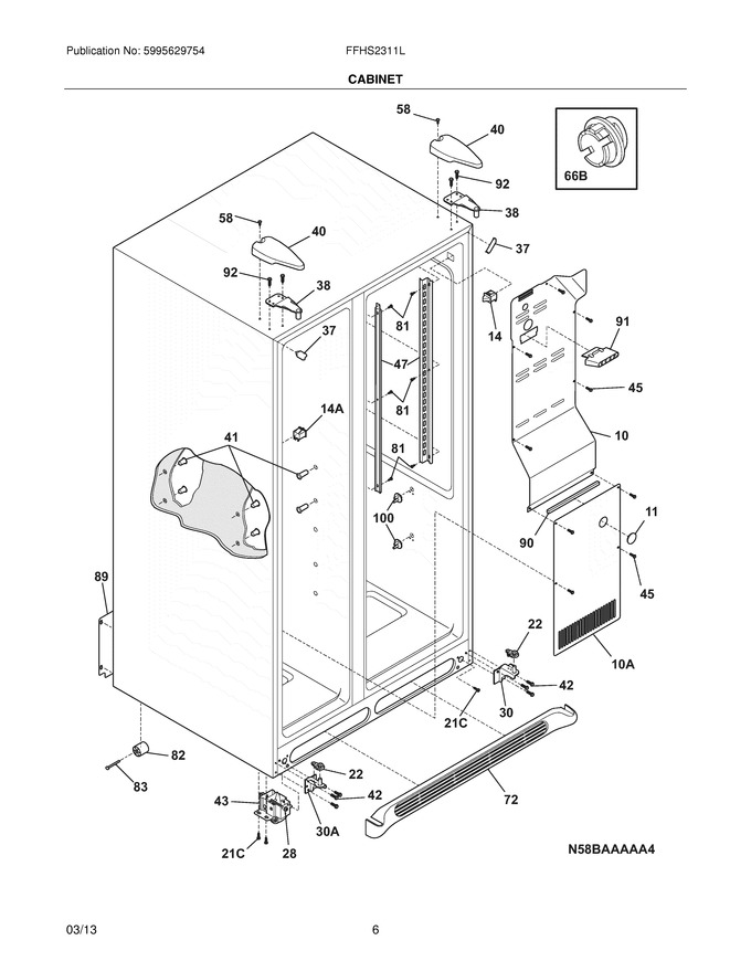 Diagram for FFHS2311LB9
