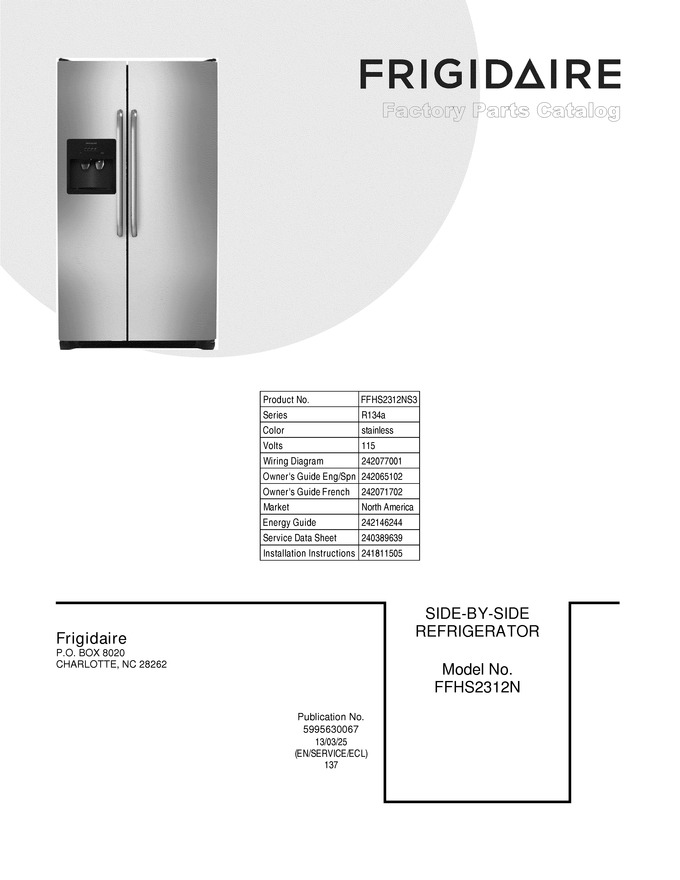 Diagram for FFHS2312NS3