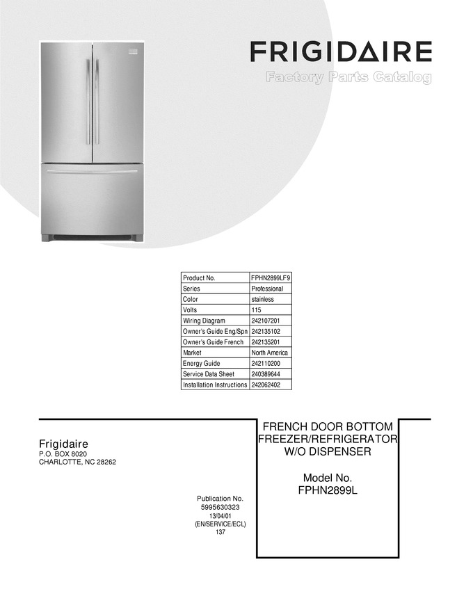 Diagram for FPHN2899LF9