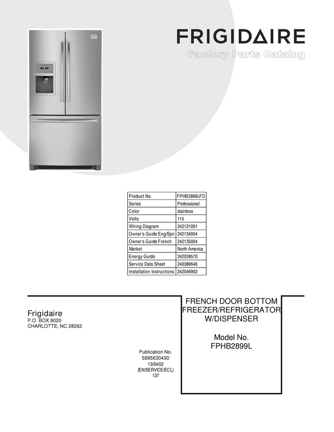 Diagram for FPHB2899LFD