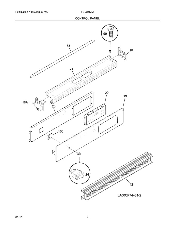 Diagram for FEGB24S5ASE