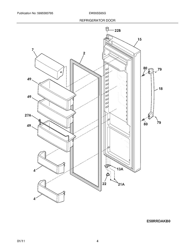Diagram for EW26SS65GS4