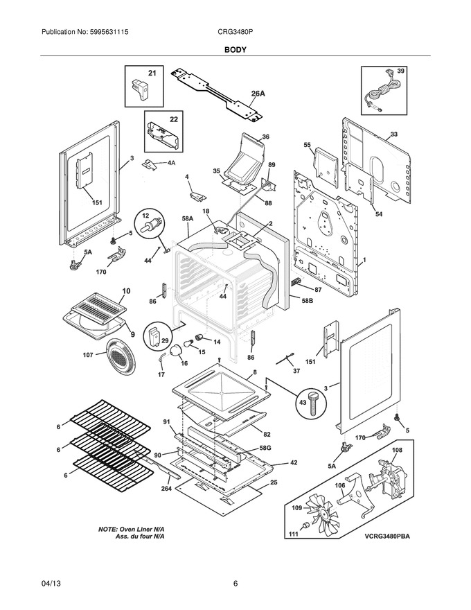 Diagram for CRG3480PWA