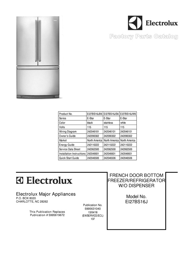 Diagram for EI27BS16JS6