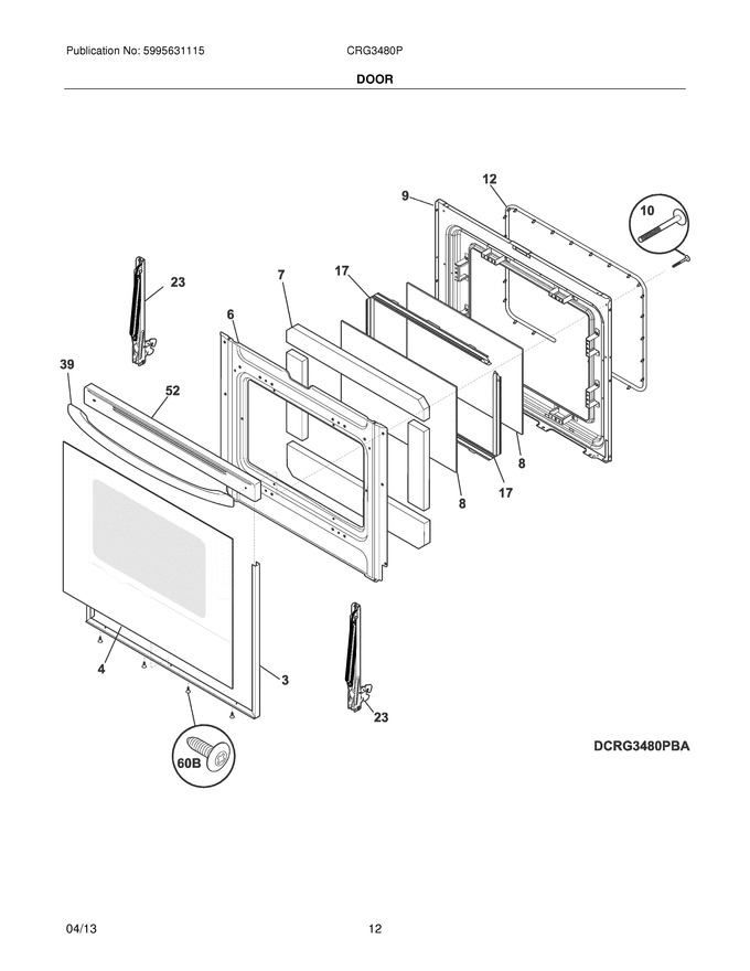 Diagram for CRG3480PBA