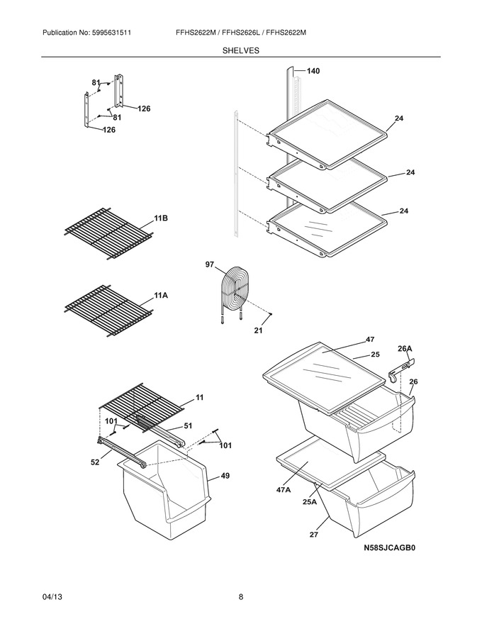 Diagram for FFHS2622MM6