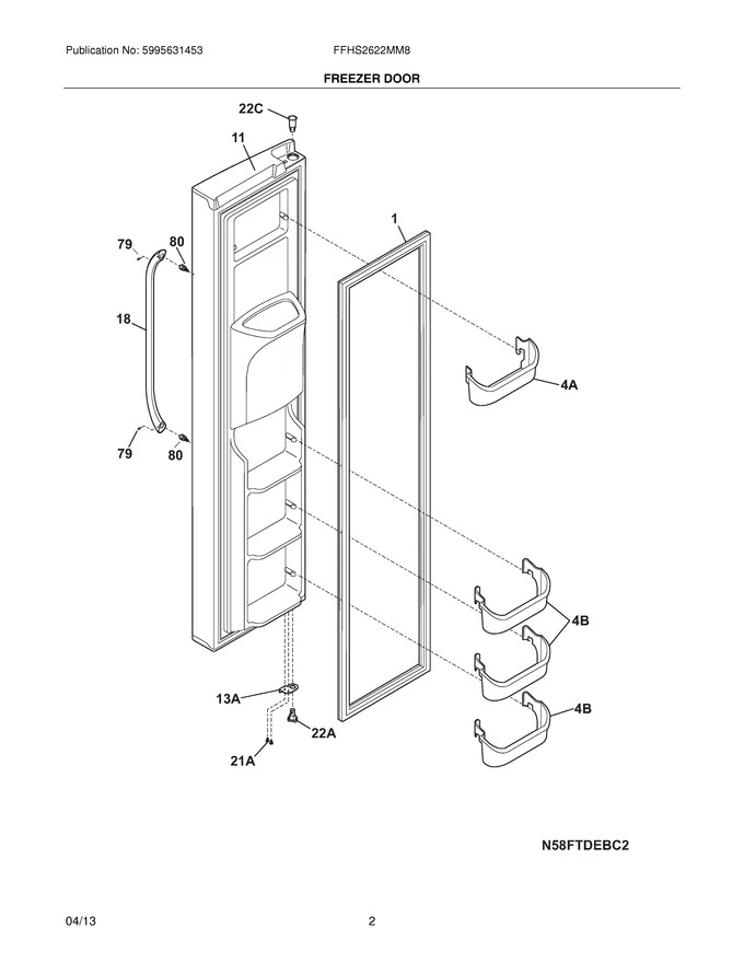 Diagram for FFHS2622MM8