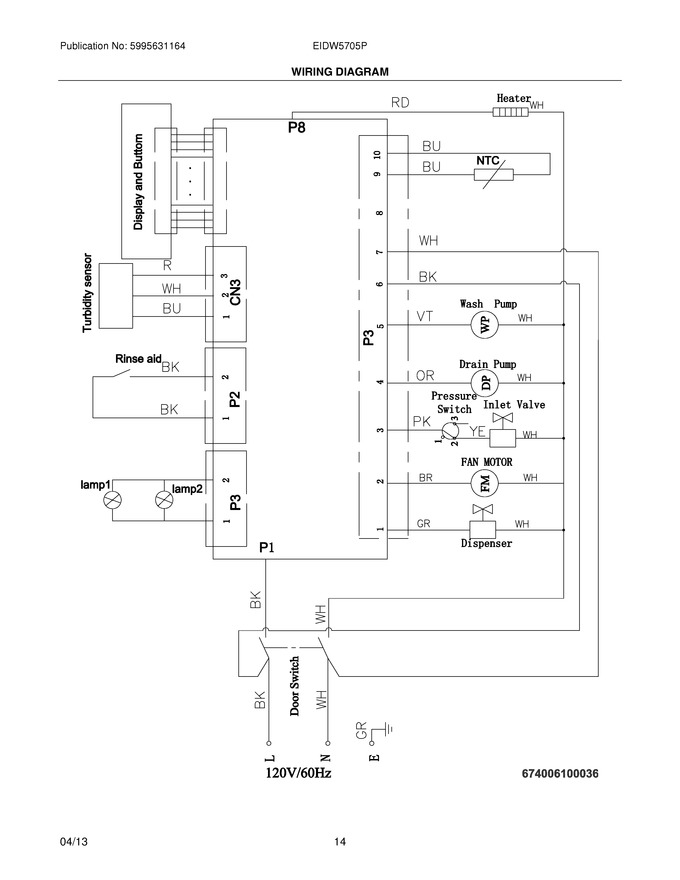 Diagram for EIDW5705PW0A