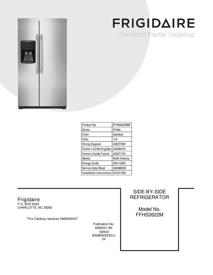 Diagram for FFHS2622MSF