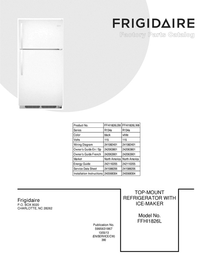 Diagram for FFHI1826LW8