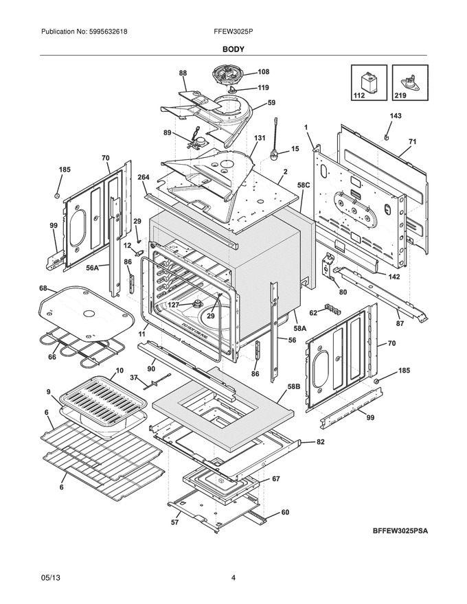 Diagram for FFEW3025PBA