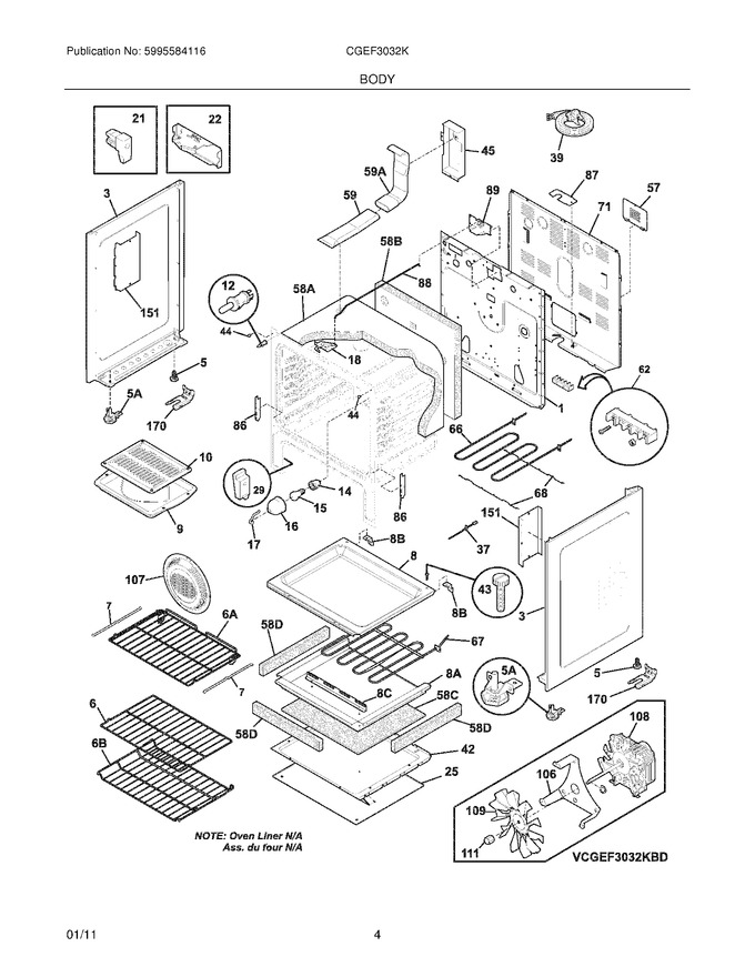 Diagram for CGEF3032KWD