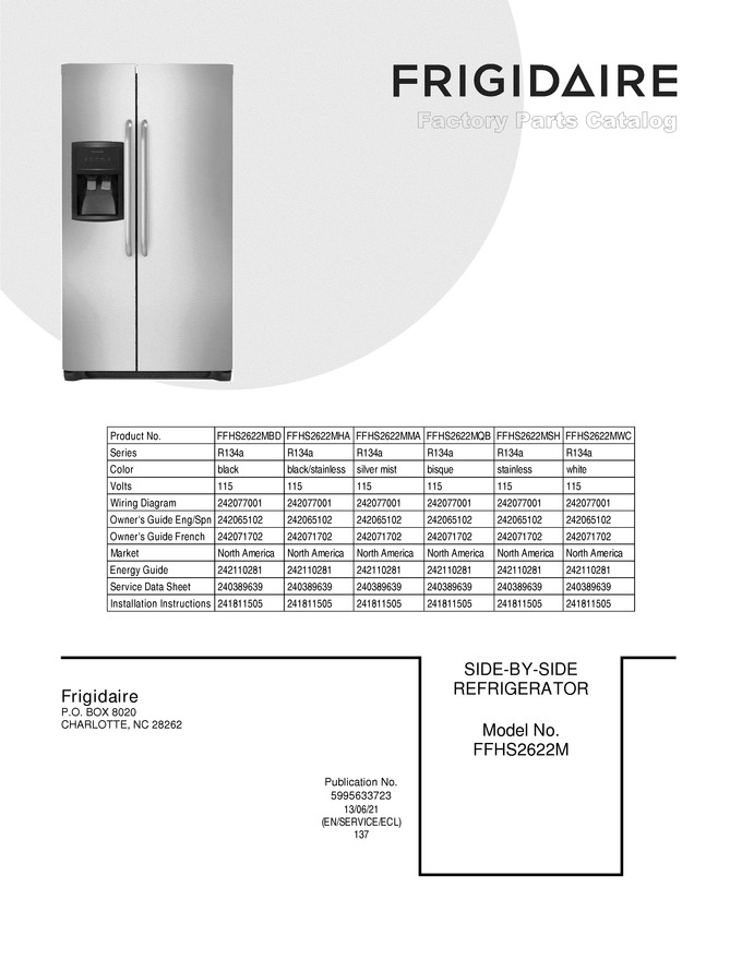 Diagram for FFHS2622MMA
