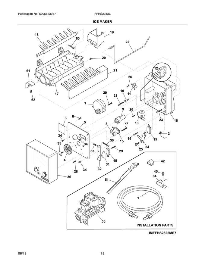 Diagram for FFHS2313LSB