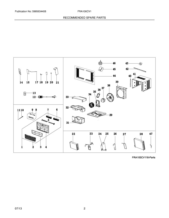 Diagram for FRA106CV121