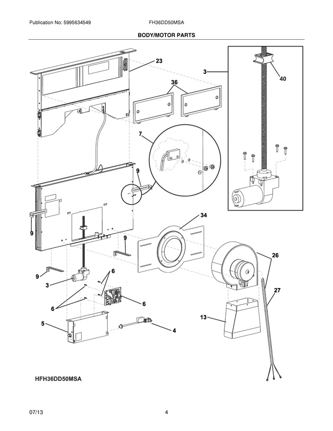Diagram for FH36DD50MSA