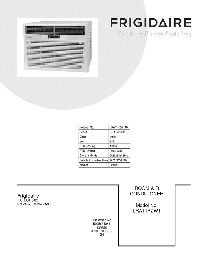 Diagram for LRA11PZW110