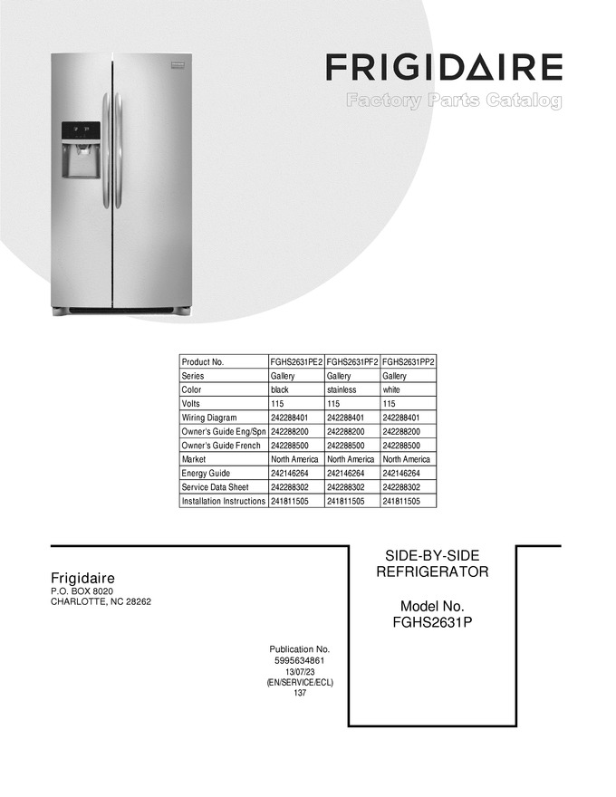 Diagram for FGHS2631PP2