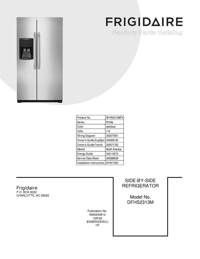 Diagram for DFHS2313MF9