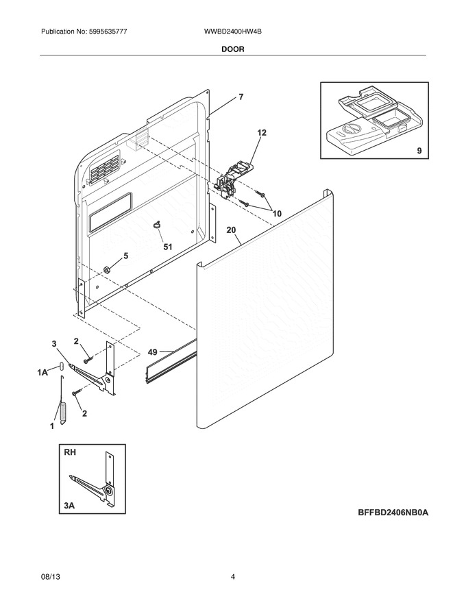 Diagram for WWBD2400HW4B