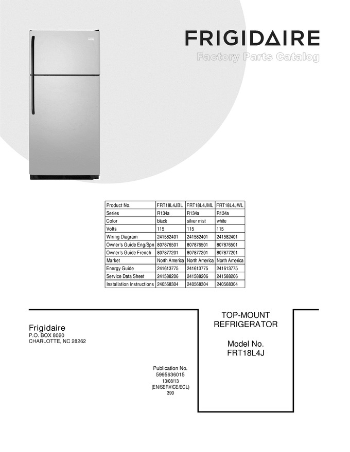 Diagram for FRT18L4JML