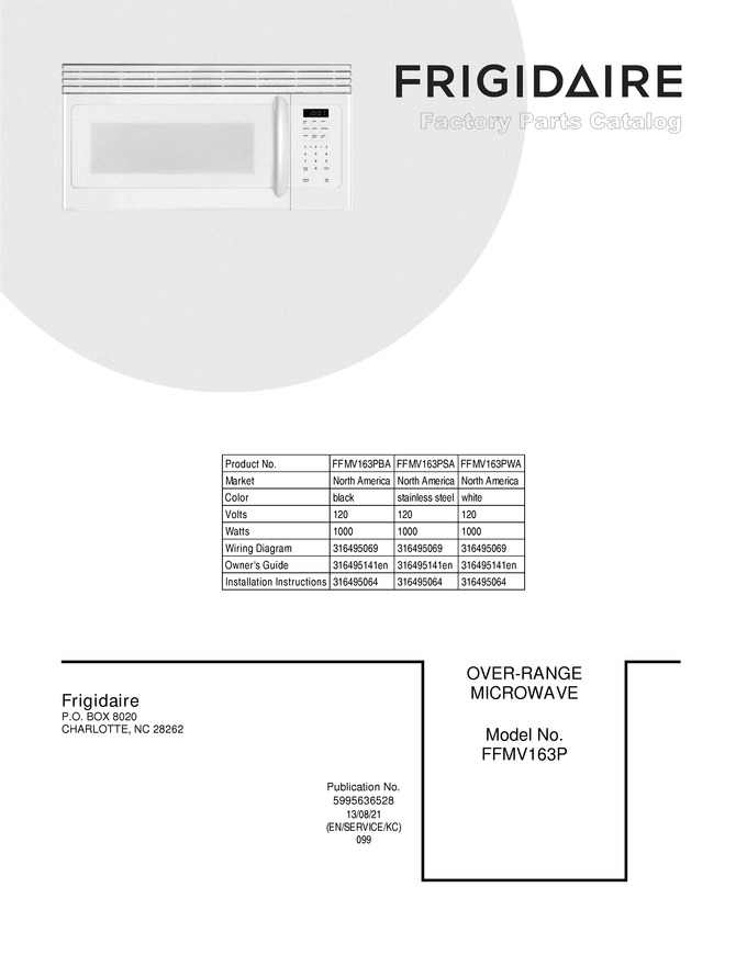 Diagram for FFMV163PSA