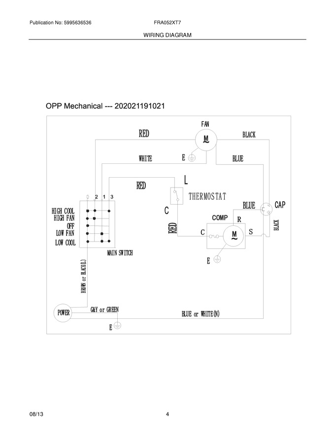 Diagram for FRA052XT753