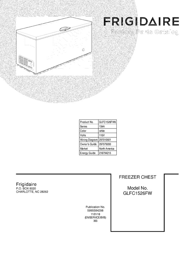 Diagram for GLFC1526FW6