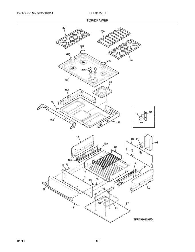 Diagram for FPDS3085KFE