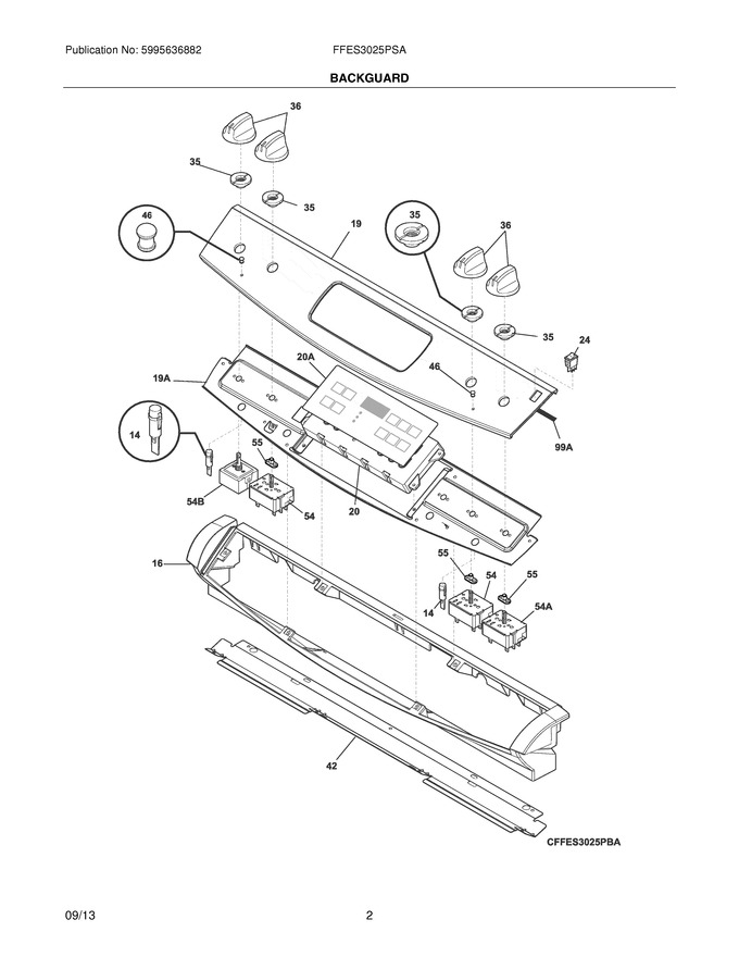 Diagram for FFES3025PSA