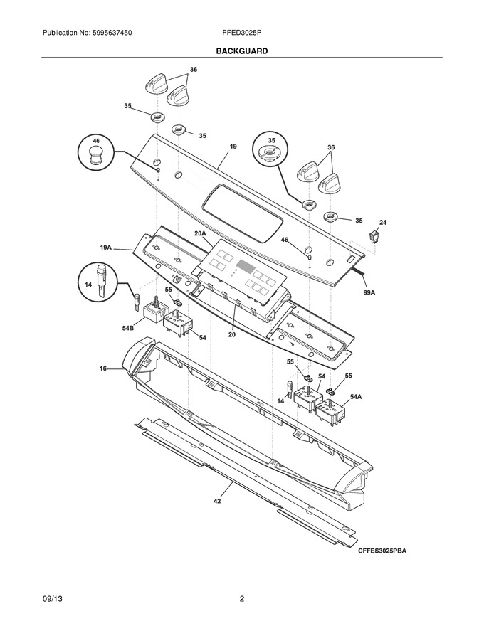 Diagram for FFED3025PWA