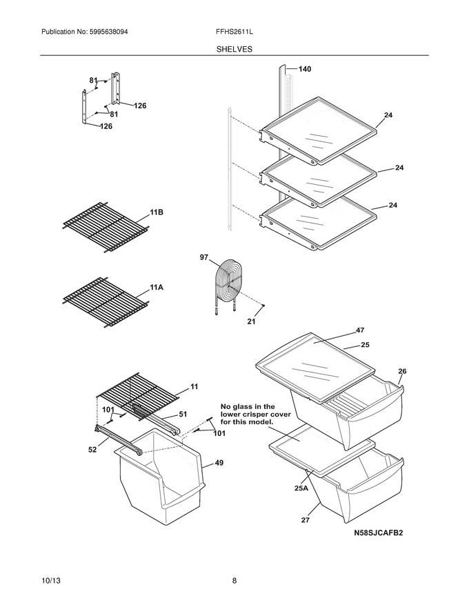 Diagram for FFHS2611LWC