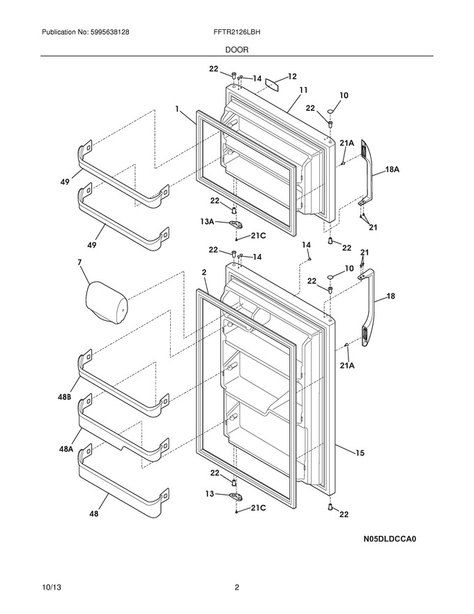 Diagram for FFTR2126LBH