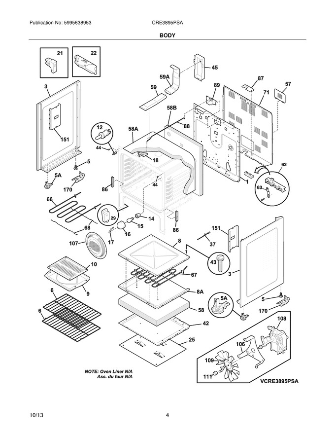 Diagram for CRE3895PSA