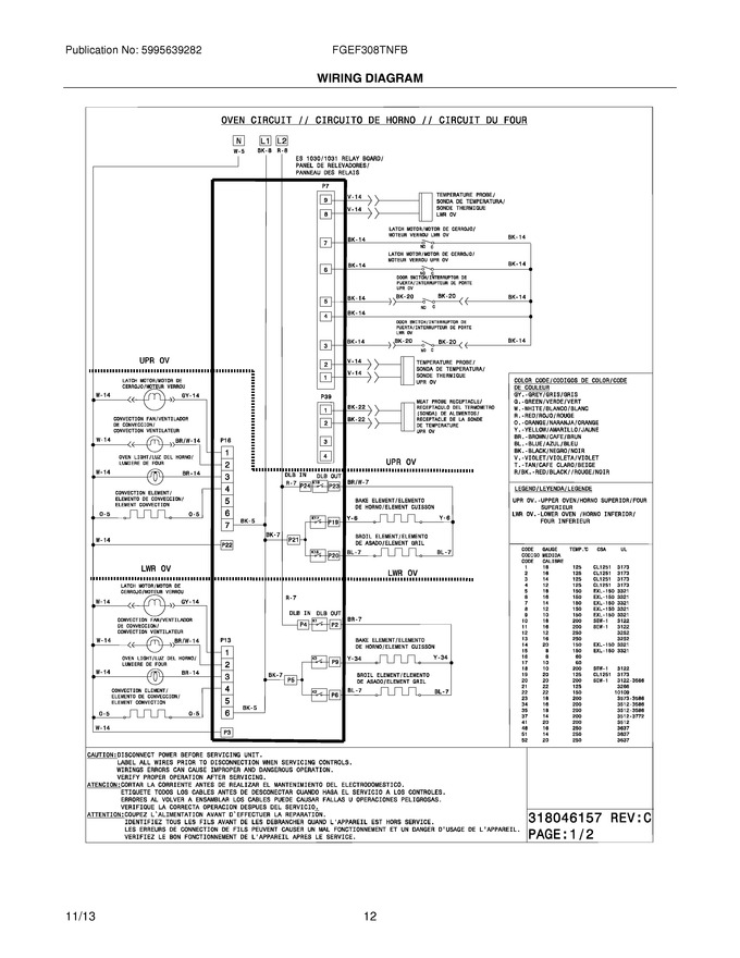 Diagram for FGEF308TNFB
