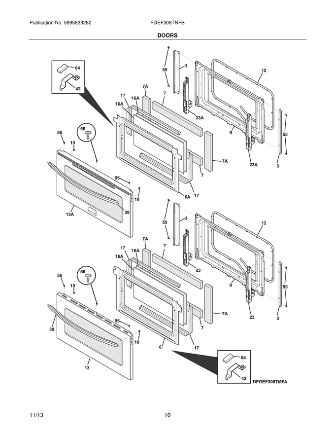 Diagram for FGEF308TNFB