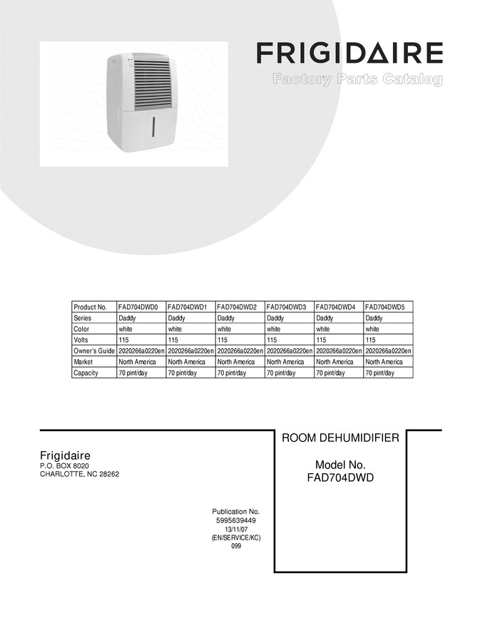 Diagram for FAD704DWD4