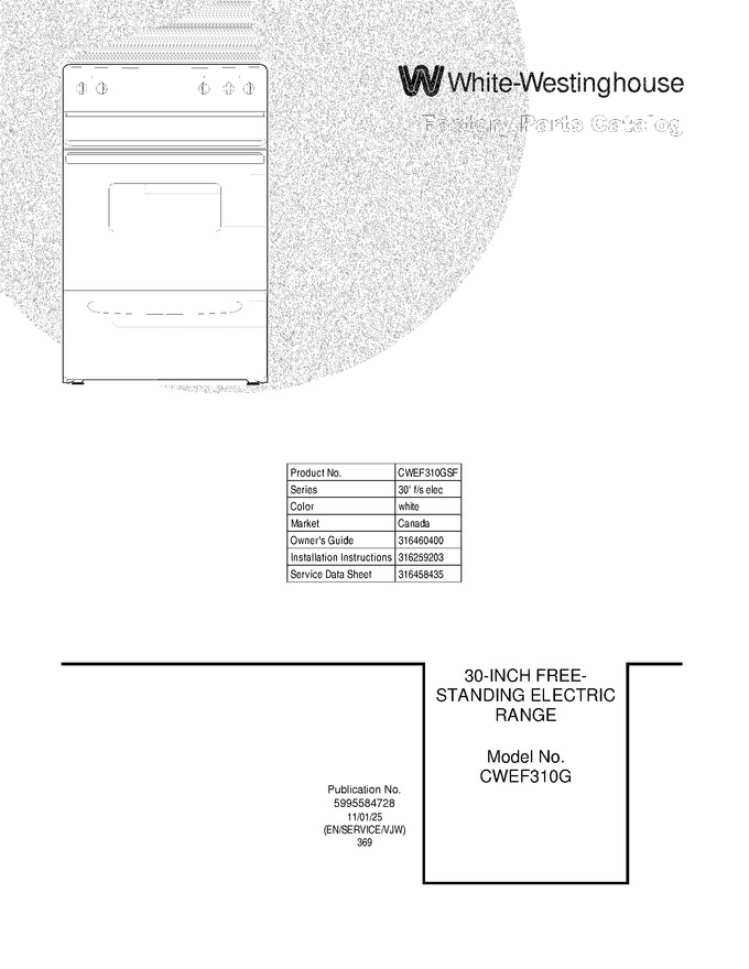 Diagram for CWEF310GSF