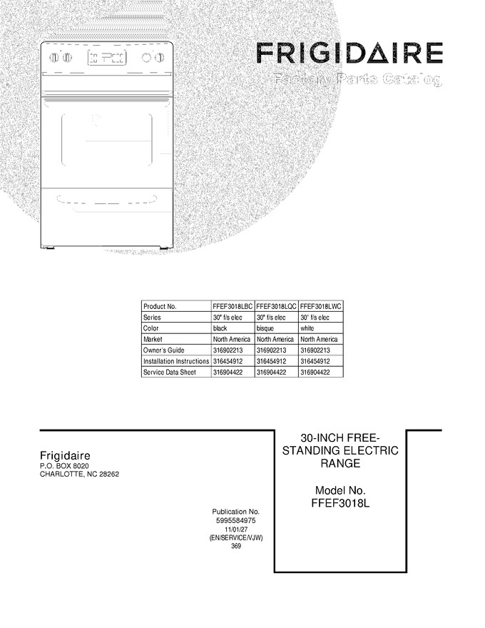 Diagram for FFEF3018LWC