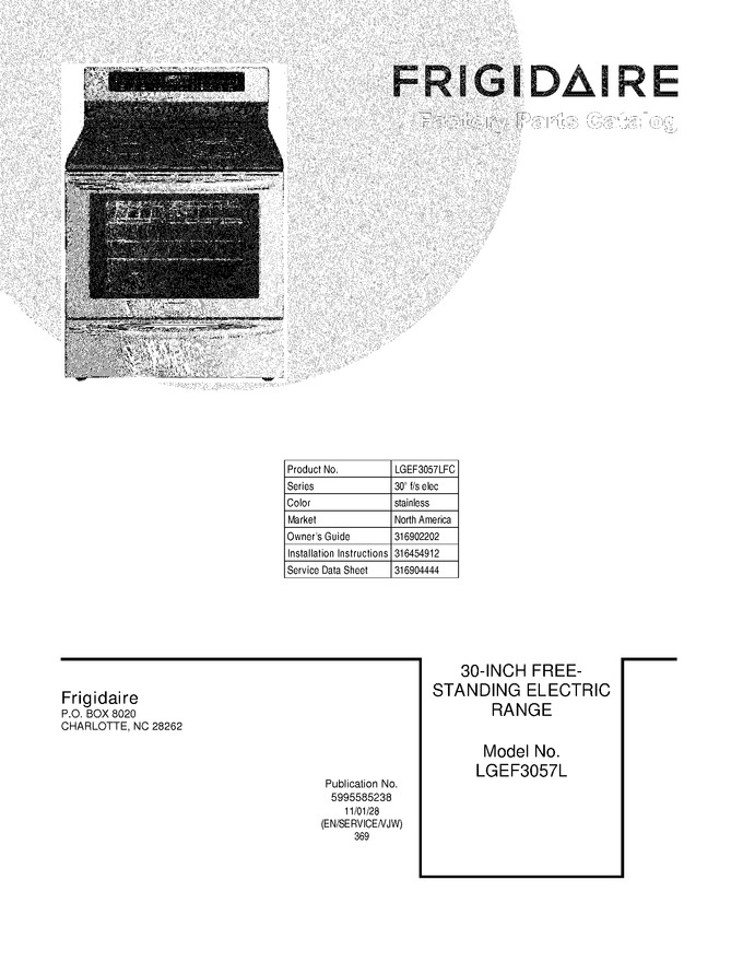 Diagram for LGEF3057LFC