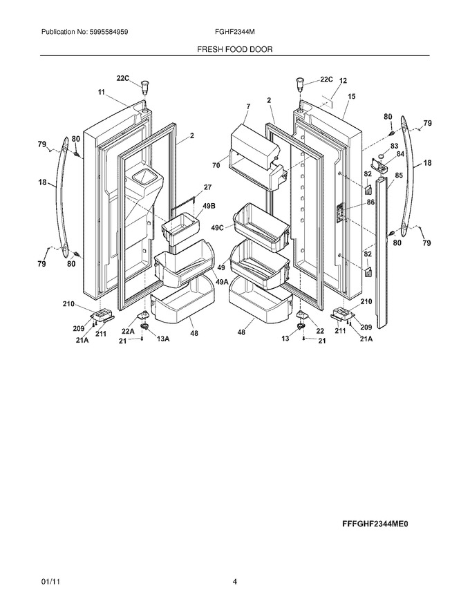 Diagram for FGHF2344MP0