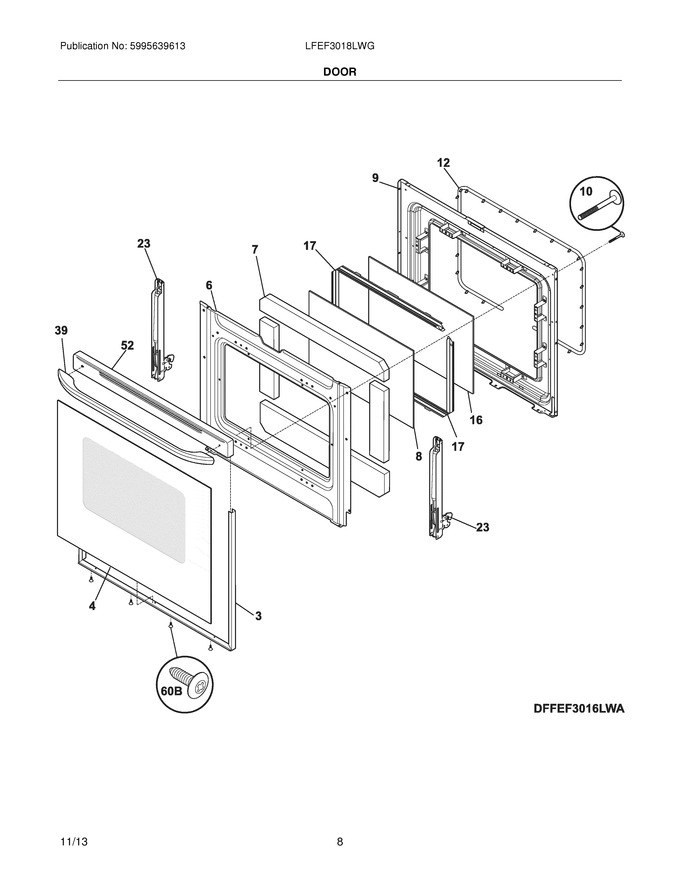 Diagram for LFEF3018LWG