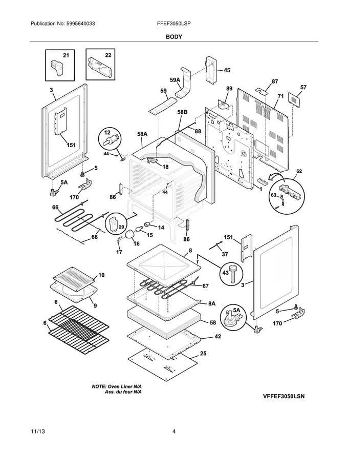 Diagram for FFEF3050LSP