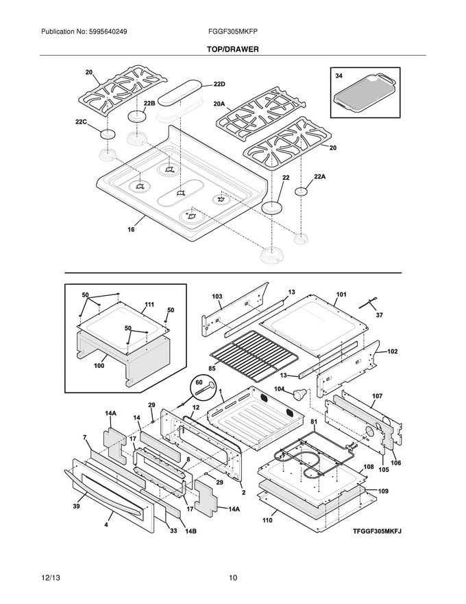 Diagram for FGGF305MKFP