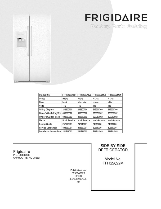 Diagram for FFHS2622MWF