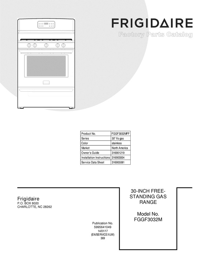 Diagram for FGGF3032MFF